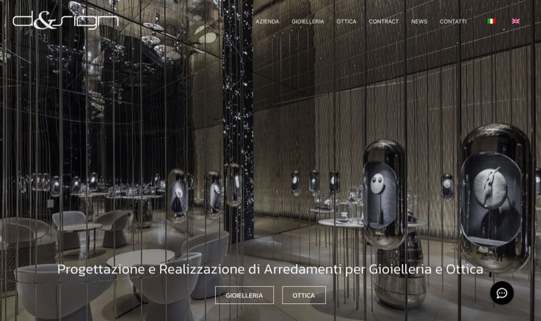 Il sito di D&sign Srl realizzato da MA! Creative Studio